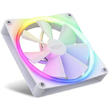 の通信販売 NZXT F140RGB 140mm x2 RGBコントローラ付属 ホワイト PCケースファン RF-R14DF-W1 FN1768並行輸入