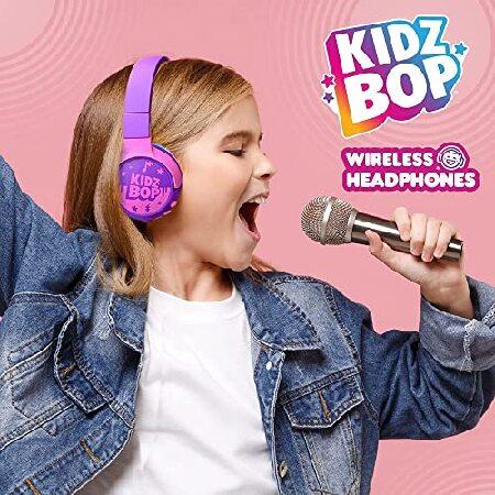 全てのアイテム Kidz Bop Bluetooth Headphones for Kids | Hi-Def Microphone ＆ Speakers | 94dB Volume Limiting | Wireless | Adjustable | School Use | Christmas並行輸入