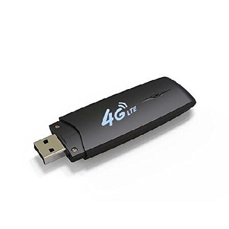 買い超安い HOSAYA 4G LTE USB WiFi Modem Portable 4G Router with SIM Card Slot High Speed Portable Travel Hotspot Mini Router Unlocked 4G dongle， Black， 8並行輸入
