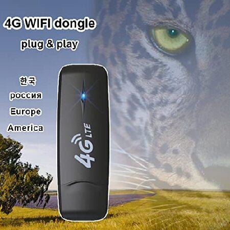 買い超安い HOSAYA 4G LTE USB WiFi Modem Portable 4G Router with SIM Card Slot High Speed Portable Travel Hotspot Mini Router Unlocked 4G dongle， Black， 8並行輸入