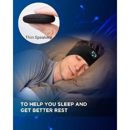 お早め配送 g Sleep Headphones Bluetooth Headband Wireless Sports Headphones Headband， Long Playtime Lightweight Headphones Hi-Fi Stereo Ergonomic ASMR Sl並行輸入