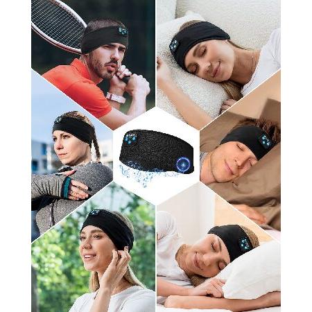 お早め配送 g Sleep Headphones Bluetooth Headband Wireless Sports Headphones Headband， Long Playtime Lightweight Headphones Hi-Fi Stereo Ergonomic ASMR Sl並行輸入