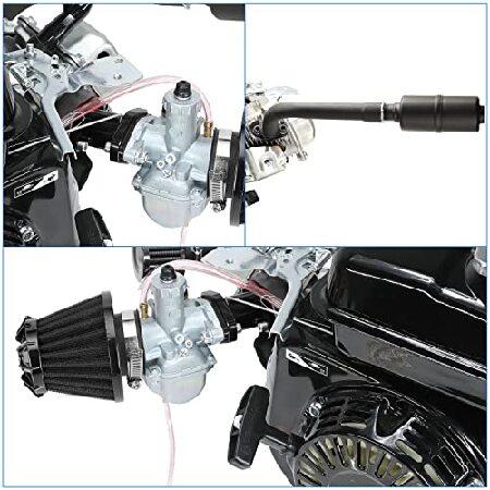 【楽天最安値に挑戦】 YOXUFA Predator 212cc VM22 Mikuni Carburetor Exhaust Pipe Muffler Intake Pipe Stage 2 Kit for GX160 GX200 196cc 6.5hp Engine Coleman CT200U BT並行輸入