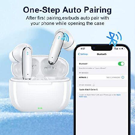 日本国内正規品 Wireless Earbuds Bluetooth Earbuds with Deep Bass Wireless Headphones Noise Cancelling Ear Buds in-Ear Earphones Air Buds 60Hrs Playtime Bluet並行輸入