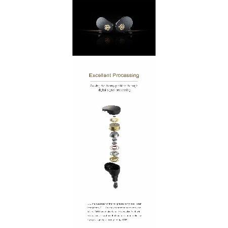 当日発送品 Moondrop JIU イヤホン 10mm 高性能 ダイナミック IEMs MEMS マイク USB-Cポート インイヤーイヤホン並行輸入