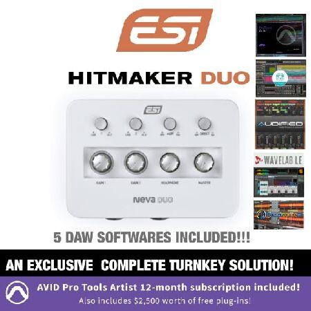 福袋特集 2022 ESI Pro Tools Bundle HITMAKER DUO Audio Interface Includes Free 12 Month Subscription to Pro Tools Artist $120 Value並行輸入