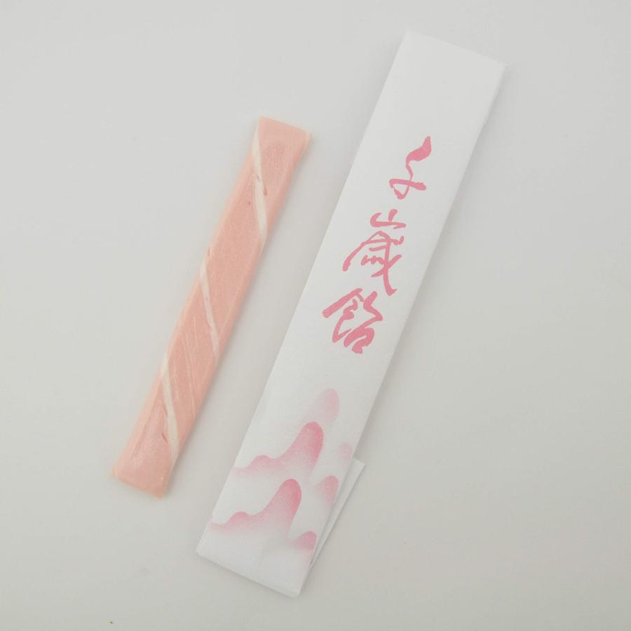 千歳飴 七五三 千歳あめ 2本 紅白 袋 真紅千鳥柄 撮影用 京都 手作り