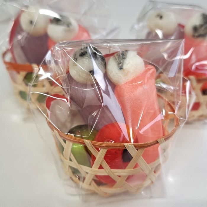 ひな祭り ひなまつり お菓子 プチギフト ミニひな籠 : 京の飴