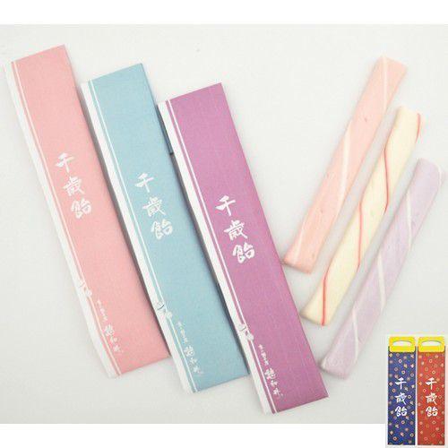 千歳飴 3本入 千鳥柄手提袋 七五三 : 京の飴工房岩井製菓 - 通販