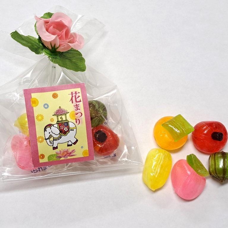確認用499円　付箋　8個セットまとめ売り　キャンディ　魚　お花　うさぎ プチふるーつ（花まつりVer.）50個入り : 京の飴工房岩井製菓 - 通販
