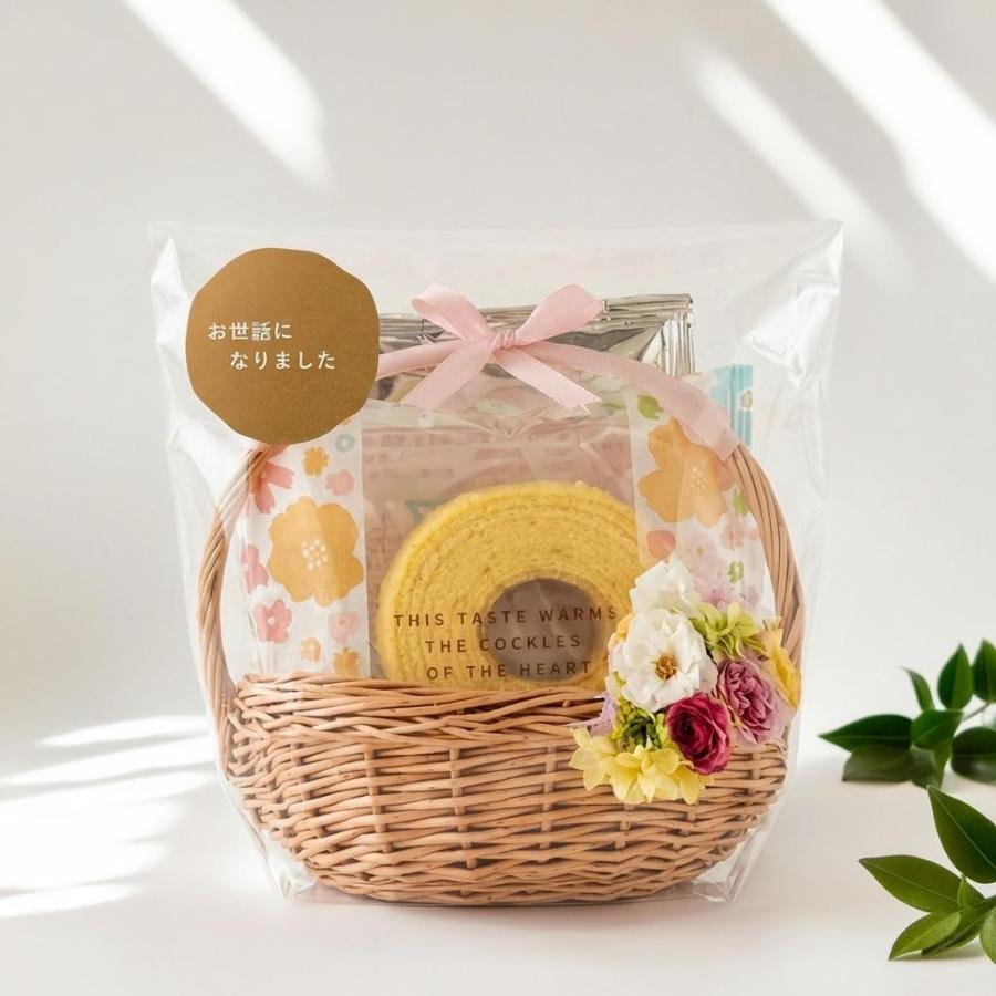 プチギフト 退職 お礼 お菓子 個包装 配る コーヒー バームクーヘン