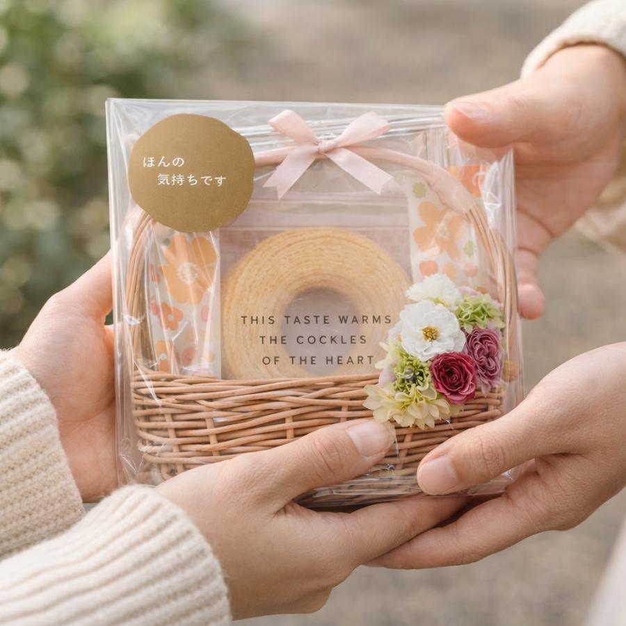 プチギフト 退職 お礼 お菓子 個包装 配る コーヒー バームクーヘン