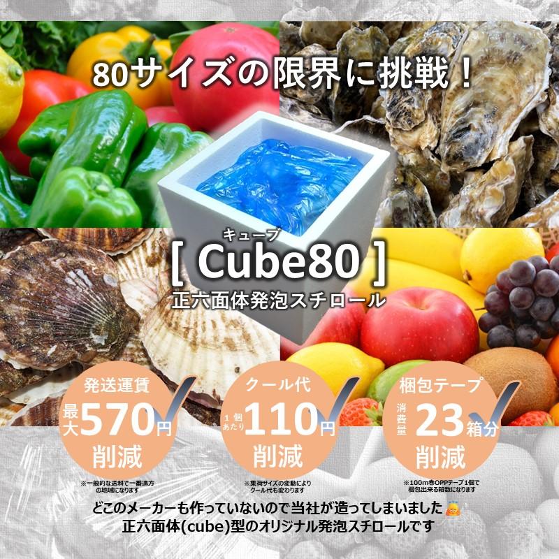 地域限定(関東・東北)】 80サイズ 発送用 発泡スチロール cube80 地域限定(関東・東北)】 80サイズ 発送用 発泡スチロール cube80