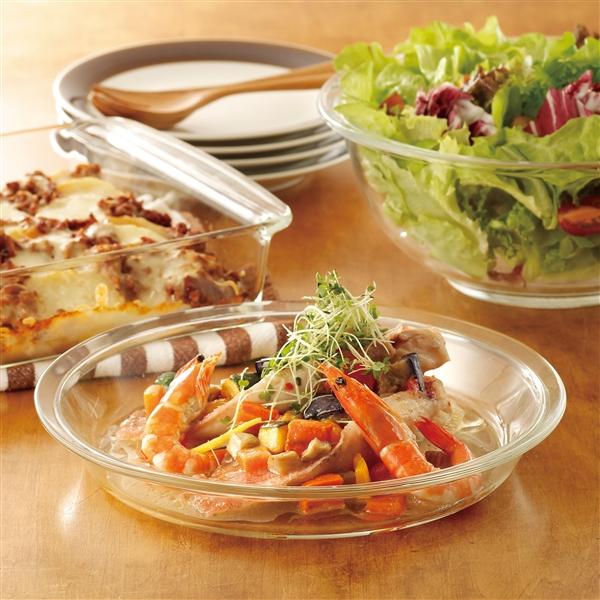iwaki(イワキ) パイ皿（L） 料理 パーティー ケーキ オーブン 皿 焼き