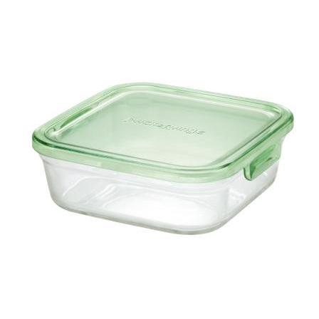 iwaki（イワキ） パック＆レンジ グリーン 800ml 耐熱ガラス 保存容器