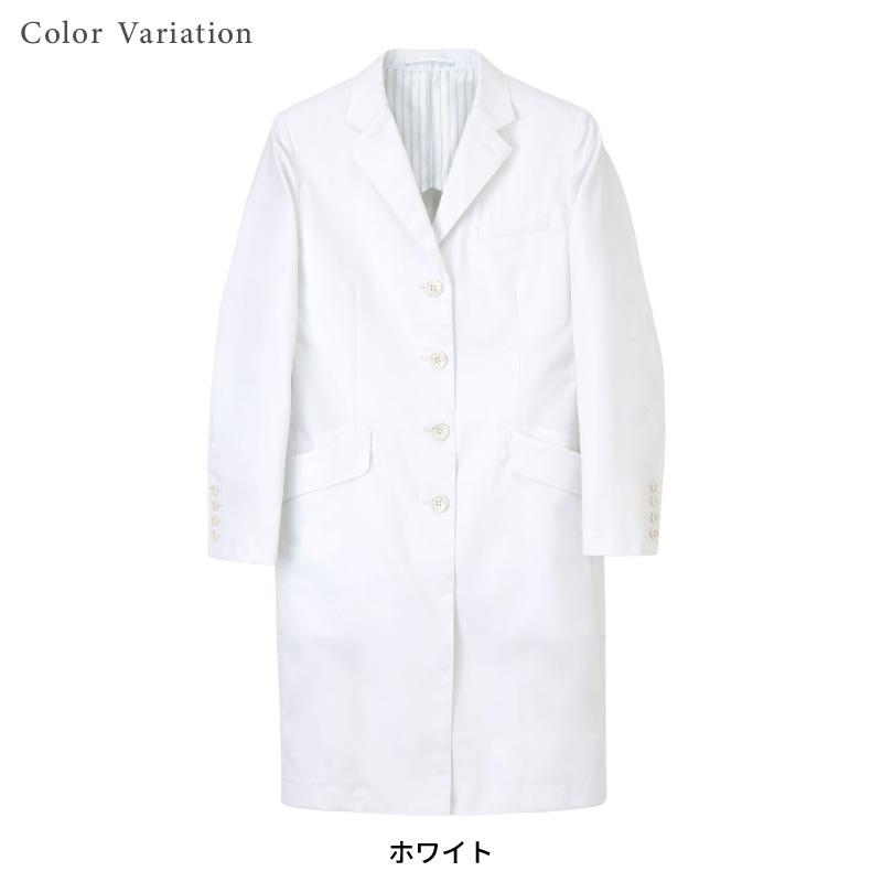 ナガイレーベン　シングル　ドクターコート　白衣　レディース　Y体　FD4040　ストレッチ　医療　女性　動きやすい　形態安定