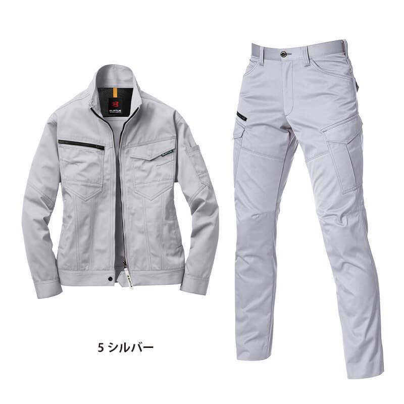 バートル 作業着 上下セット ストレッチ ジャケット パンツ カーゴパンツ メンズ 1701 1702 BURTLE 製品制電JIS T8118適合品 M L LL 秋冬 通年|iwaki-uni|12