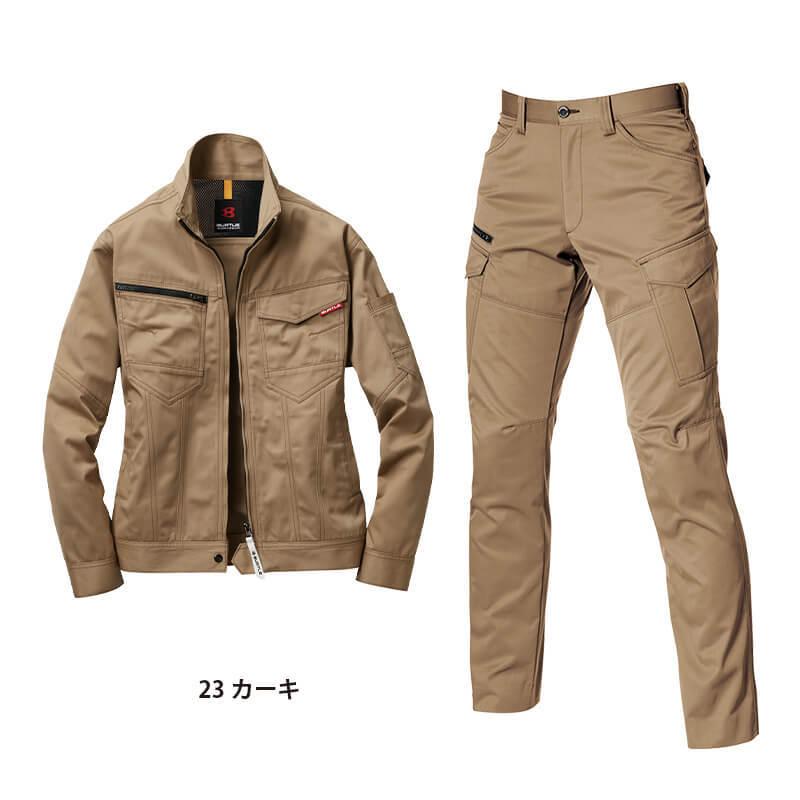 バートル 作業着 上下セット ストレッチ ジャケット パンツ カーゴパンツ メンズ 1701 1702 BURTLE 製品制電JIS T8118適合品 M L LL 秋冬 通年|iwaki-uni|14