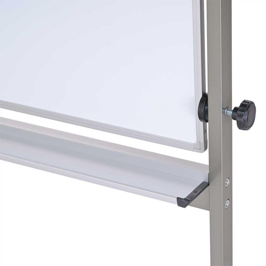 ホワイトボード脚付き W1800×900 移動式 回転式 両面 無地 送料無料（特定地域を除く）(RLS-36W/W）日本製　オフィス　会議　学校　施設　塾　イベント_2