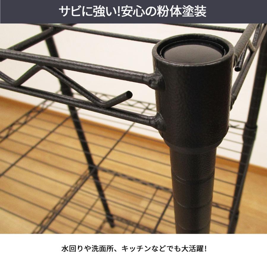 エイ・アイ・エス スチールラック ハンガーラック 幅121cm