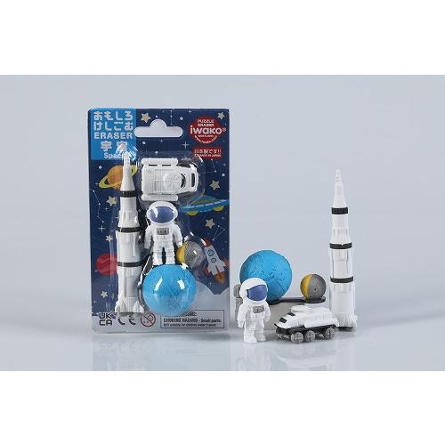 イワコー ブリスターパック消しゴム 宇宙 : おもしろ消しゴムイワコー