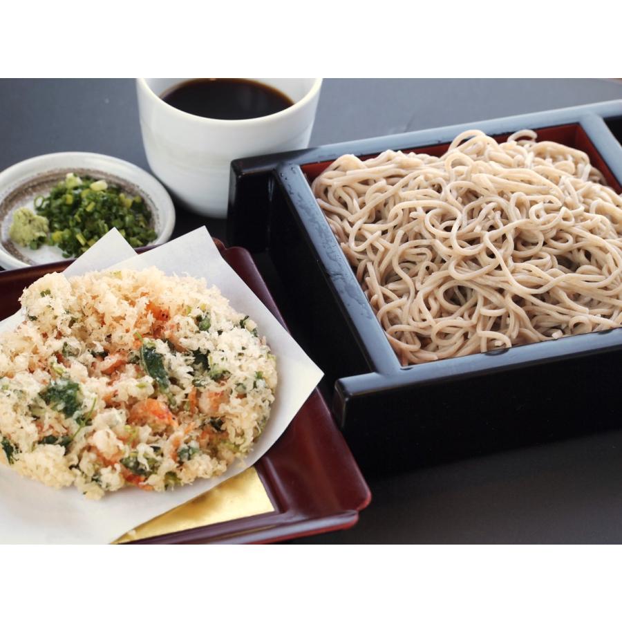 そば 蕎麦 冷凍 生そば 静岡産 桜えび かき揚げ 5人前 日本そば