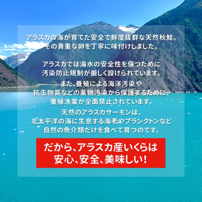 いくら 醤油漬け 鮭専門店の イクラ 500g アラスカ産 国内 加工 送料無料 ギフトの画像