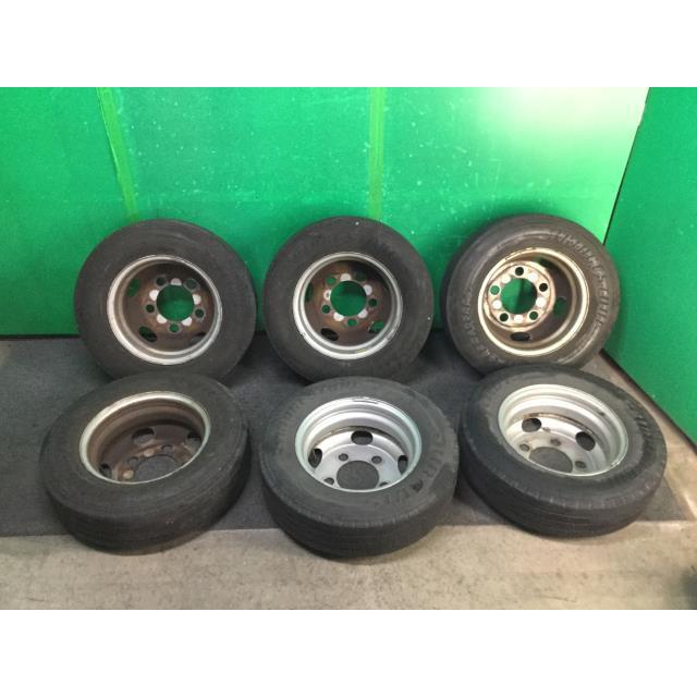 中古 トヨエース XZU508 スチールホイール 6本 195/75R15 タイヤホイール|iwamaworks|02