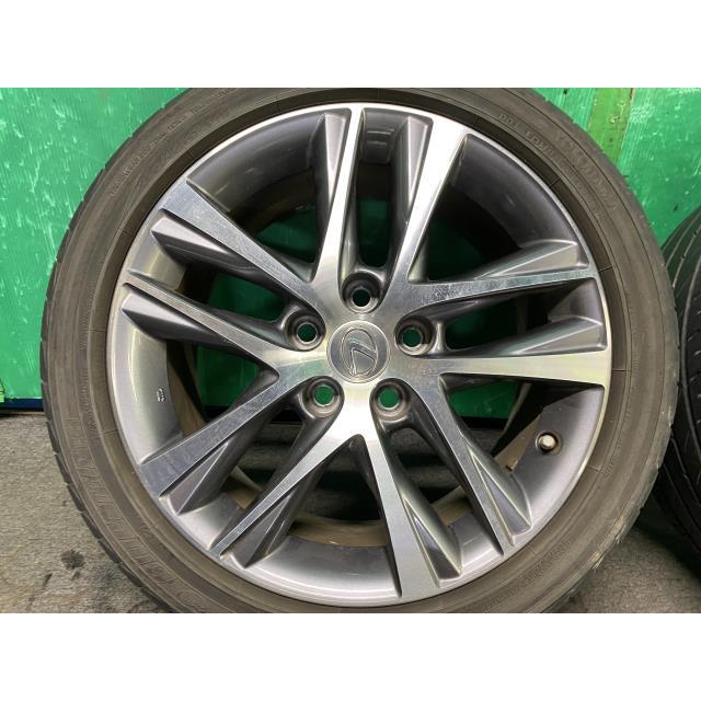 レクサス 中古 レクサスIS ASE30 アルミホイール 4本 225/45R17 タイヤ 