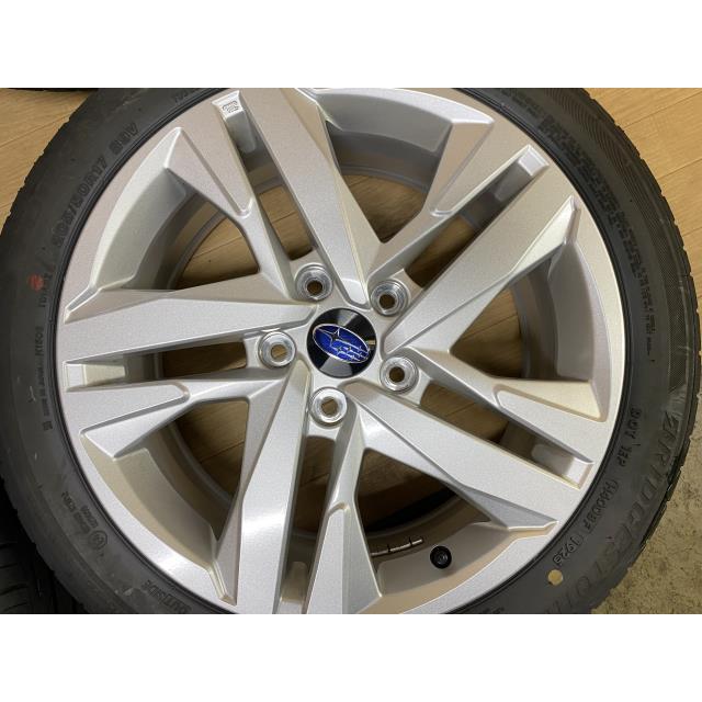 中古 インプレッサ GU6 アルミホイール 4本 205/50R17 タイヤホイール