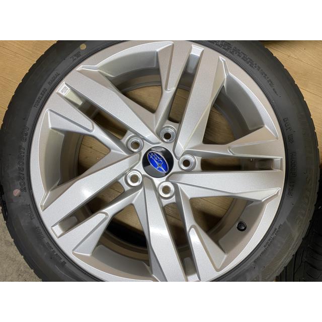 中古 インプレッサ GU6 アルミホイール 4本 205/50R17 タイヤホイール