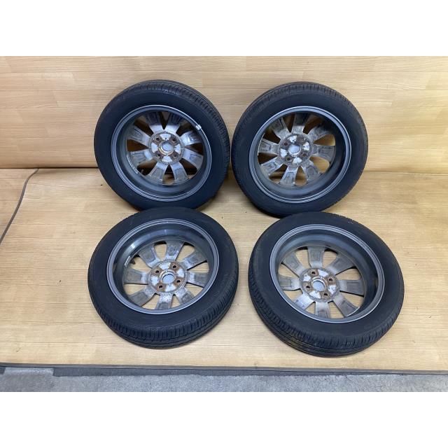 中古 EKカスタム B11W アルミホイール 4本 165/55R15 タイヤホイール