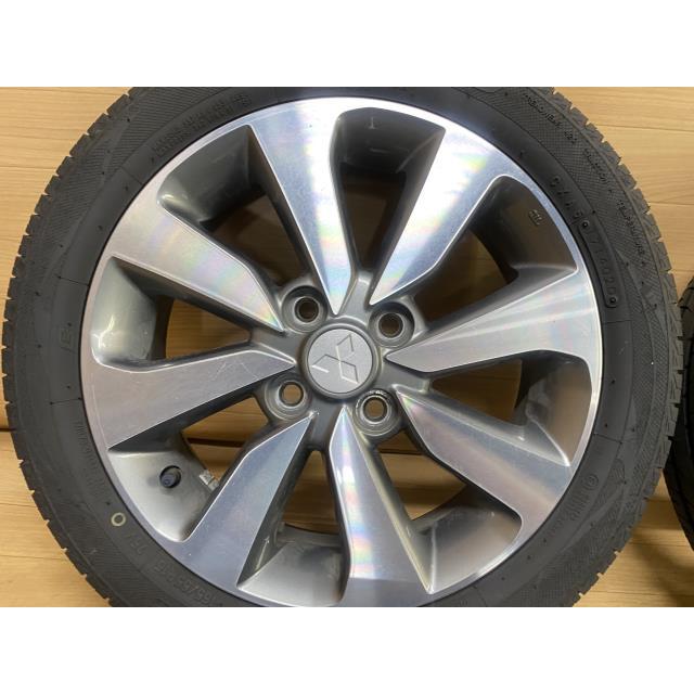 中古 EKカスタム B11W アルミホイール 4本 165/55R15 タイヤホイール