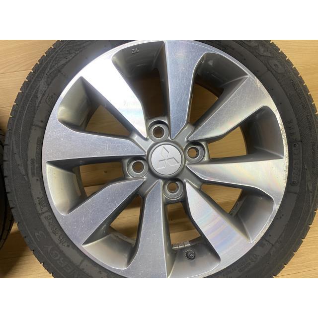 中古 EKカスタム B11W アルミホイール 4本 165/55R15 タイヤホイール