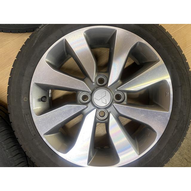 中古 EKカスタム B11W アルミホイール 4本 165/55R15 タイヤホイール