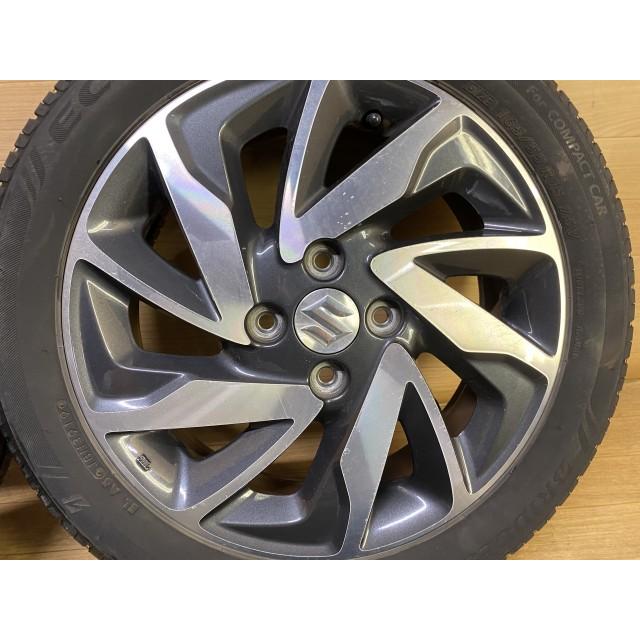 スペーシア 中古 MK42S アルミホイール 4本 165/55R15 タイヤホイール