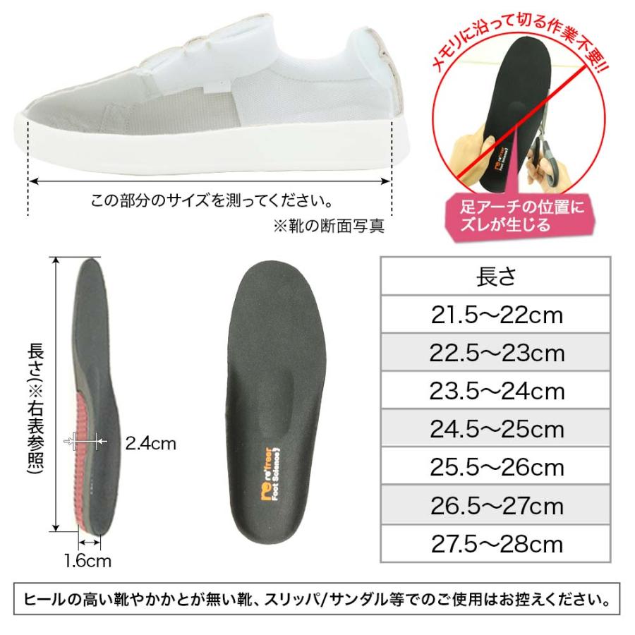 【O脚補正】 リフリーラ インソール O脚 がに股 ソール 中敷 足底板 理学療法士監修 アーチサポート |  | 11