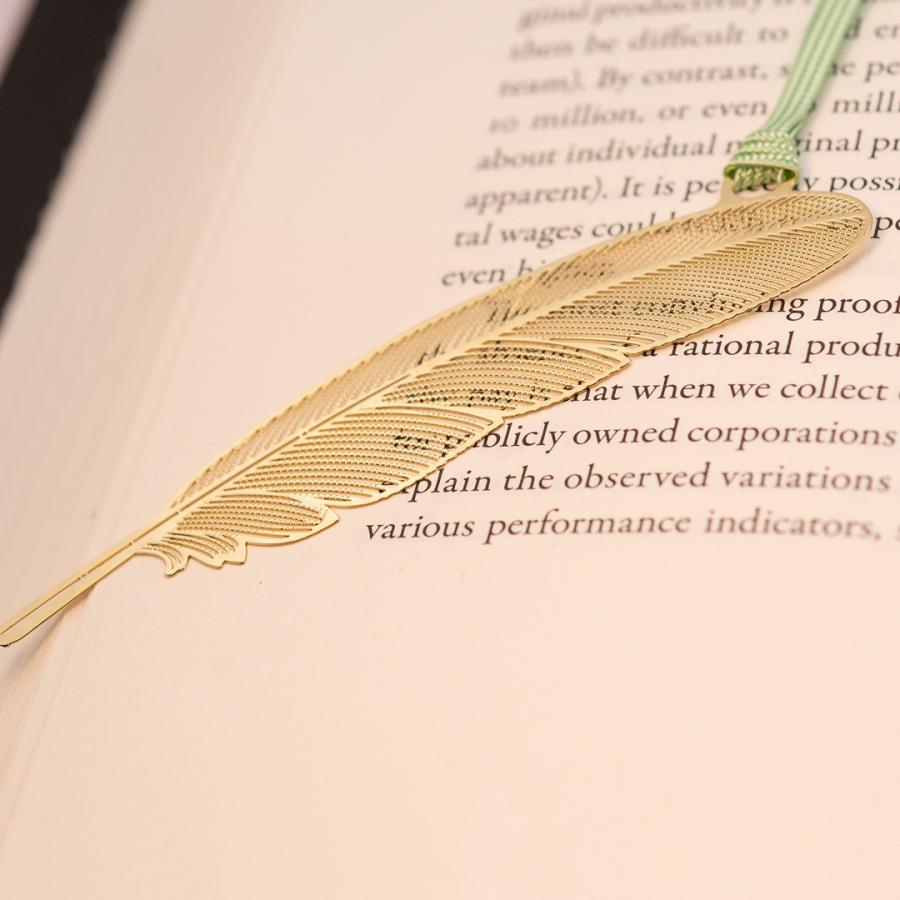 金のしおり「羽根ペン」 |  | 01