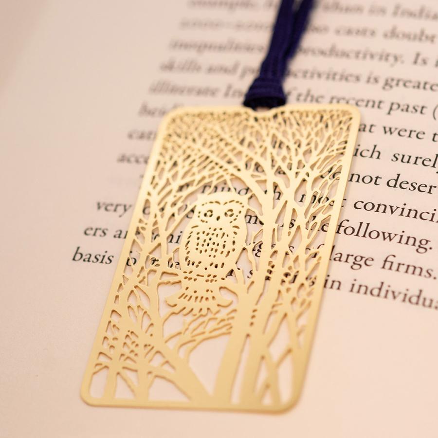 金のしおり「フクロウ」 |  | 01