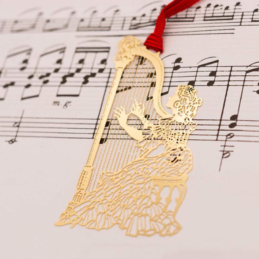 金のしおり「ハープを弾く少女」 |  | 01