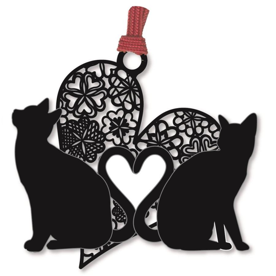 キャットブックマーク「猫とハートB」 | 