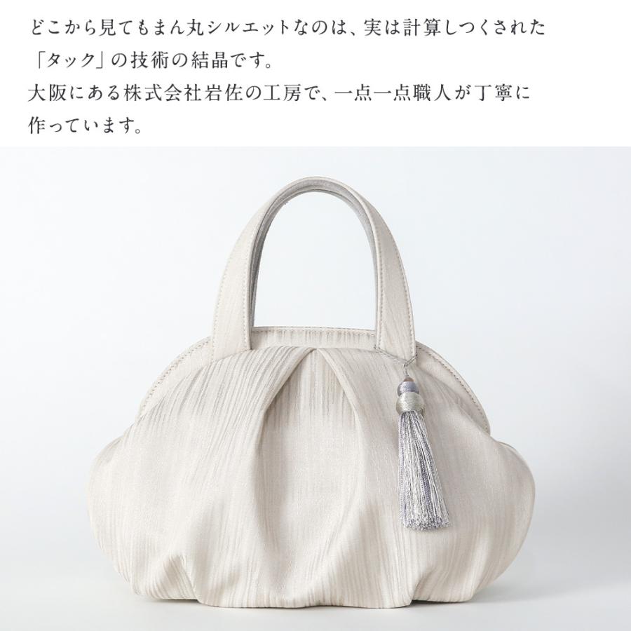 銀嶺バッグ GINREI iw60508-001 きものすなお コラボ タッセル付き