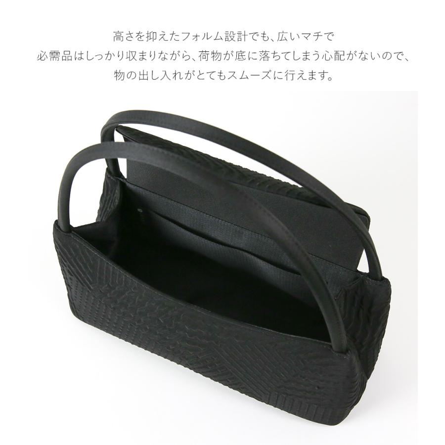 岩佐公式 直営店限定 フォーマルバッグ 日本製 インナーマグネット 大きめ 岩佐 布製 ブランド 葬儀 お葬式 弔事 かばん 黒 喪服バッグ 冠婚葬祭 iw60818の画像