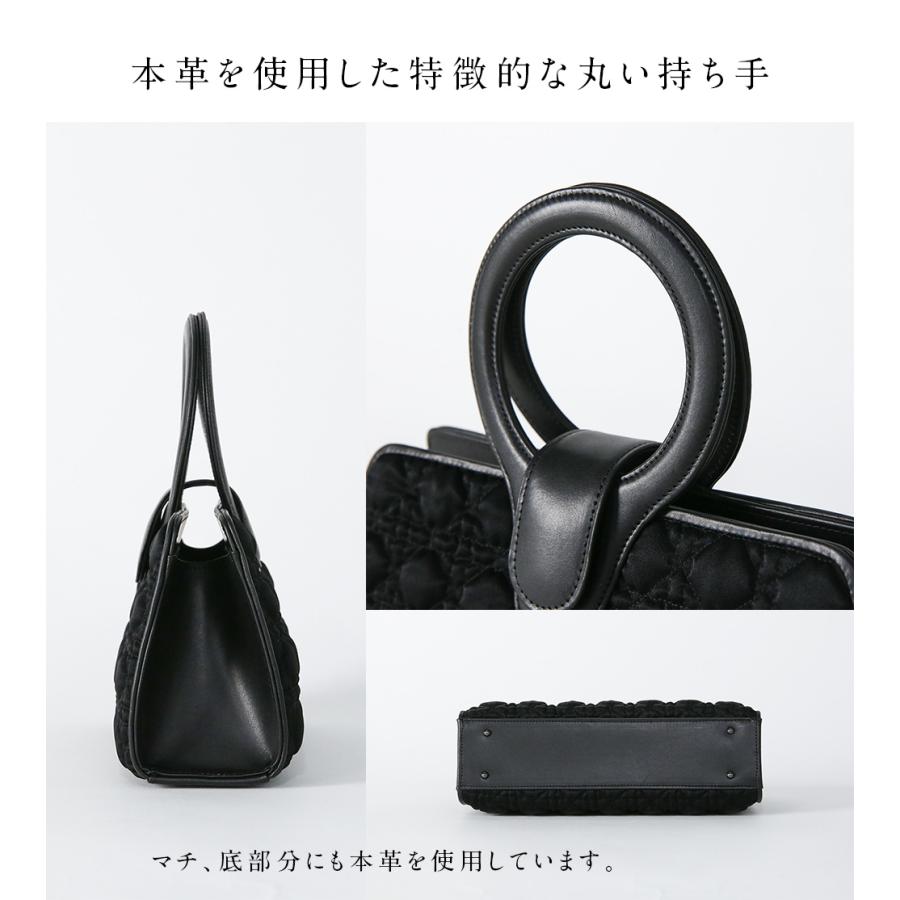 岩佐公式 直営店限定 慶弔両用 フォーマルバッグ 日本製 大きめ 岩佐 布製 ブランド  葬儀 お葬式 弔事 かばん 黒 喪服バッグ iw60970の画像