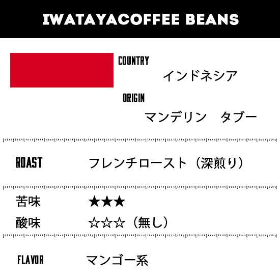 珈琲豆 コーヒー豆 インドネシア マンデリン タブー 400ｇ （200ｇ×2パック） 粗挽き （ドリップマシンにおすすめ） スペシャルティコーヒー |  | 05