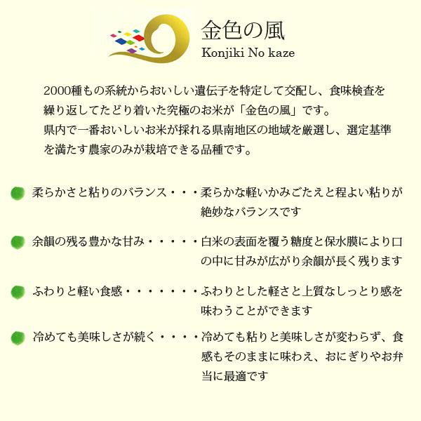 金色の風５kg×2  岩手県産 純情米いわて 令和5年度産 28560-2p｜iwatekensan-netshop｜02