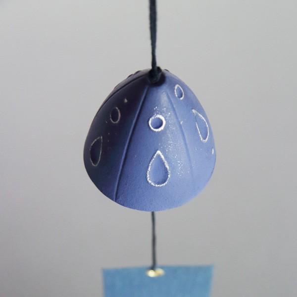 南部鉄器の風鈴 夕立 銀 紫紺 7336 らら いわてyahoo 店 通販 Yahoo ショッピング