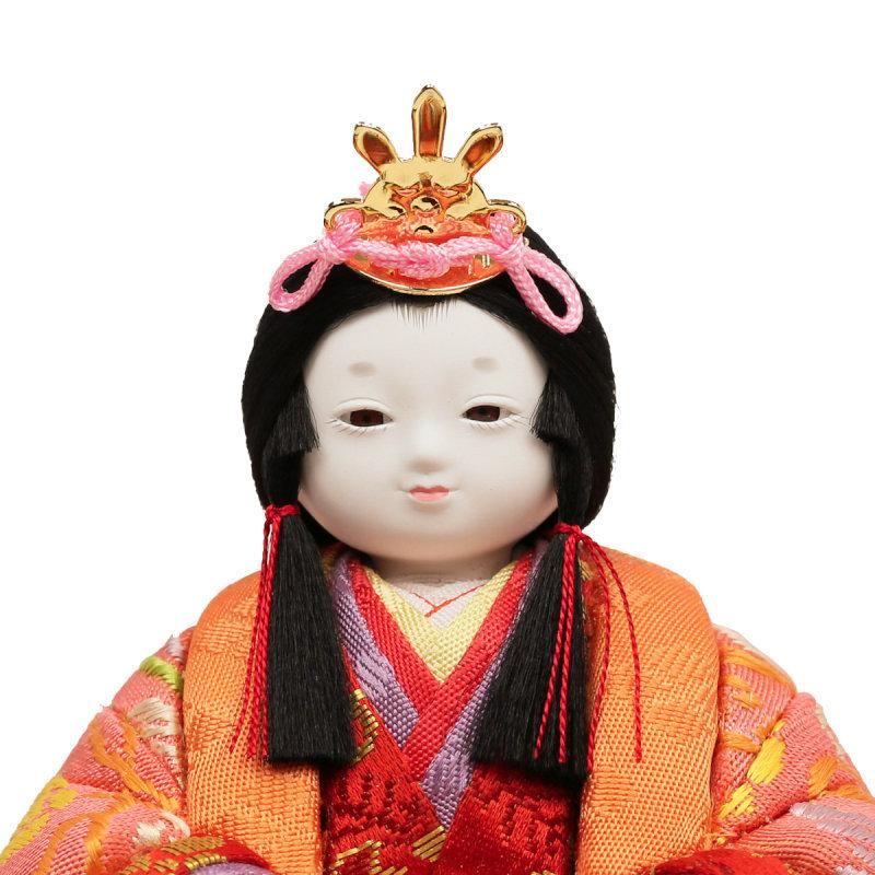 お値下げ 人形工房天祥オリジナル 雛人形 こひな 初花 誉勘商店の正絹・京都西陣織物 【RIZ1975057023】(69949円)