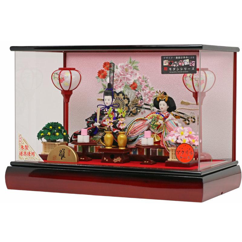 [即日発送] ひな人形 雛人形 2019年 名入れ木札 ケース 新作 親王飾り 十二単雛 【QGW6775994309】(23998円)
