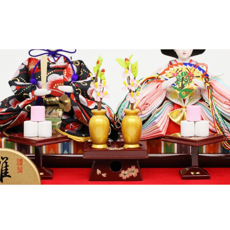 [即日発送] ひな人形 雛人形 2019年 名入れ木札 ケース 新作 親王飾り 十二単雛 【QGW6775994309】(23998円)